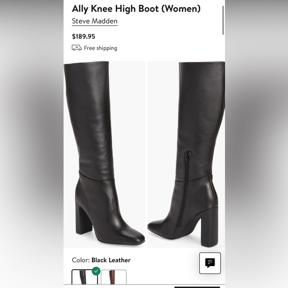 steve madden ally boots - Picture 1 of 3